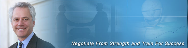 Negotiate From Strength and Train For Success